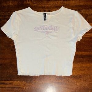 Divided Cream Santa Cruz Tee